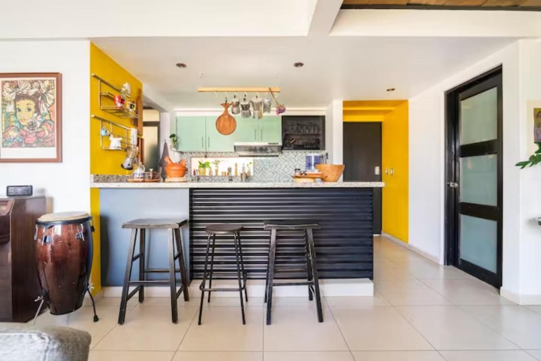 מקסיקו סיטי Pequena Habitacion Frida - Design Cdmx - Areas Comunes Compartidas מראה חיצוני תמונה